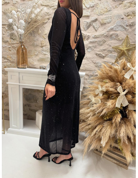 Orlanda - robe longue pailletée