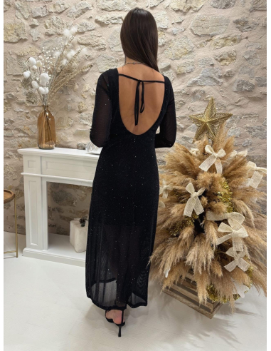 Orlanda - robe longue pailletée