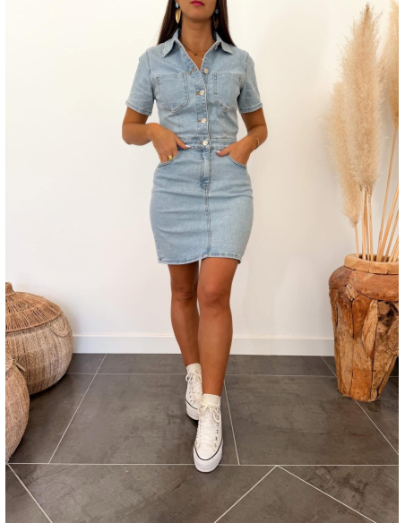 Saria - robe en jean