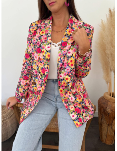Blazer fleuri CURVY 42/46