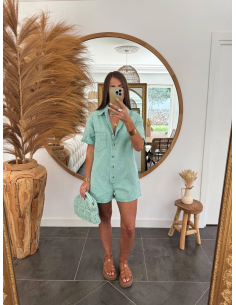 Romane - combishort turquoise