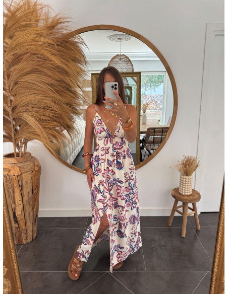 Rejane - robe fleurie