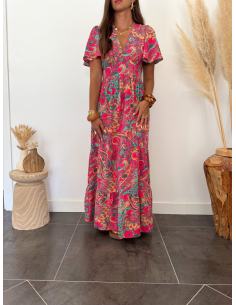 Charlène - robe imprimé paisley 2