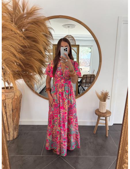 Charlène - robe imprimé paisley