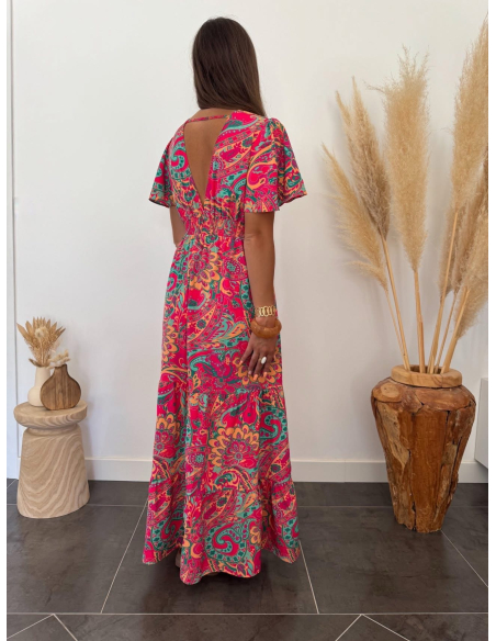 Charlène - robe imprimé paisley