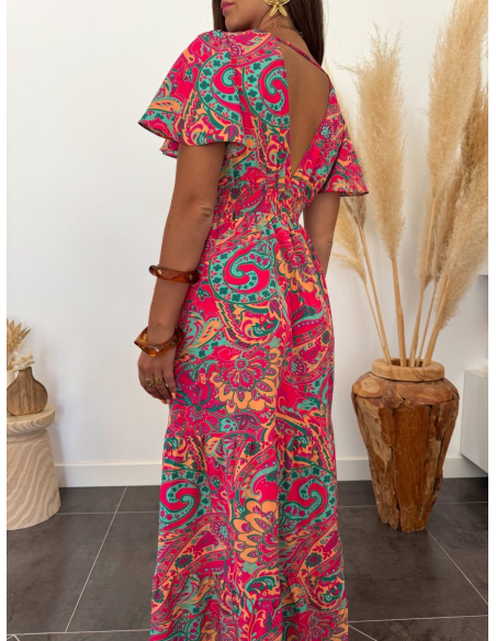 Charlène - robe imprimé paisley