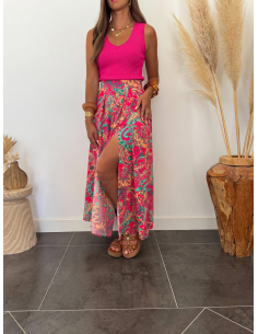 Charlène - jupe imprimé paisley 2