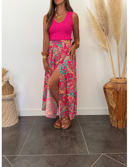 Charlène - jupe imprimé paisley