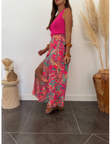 Charlène - jupe imprimé paisley