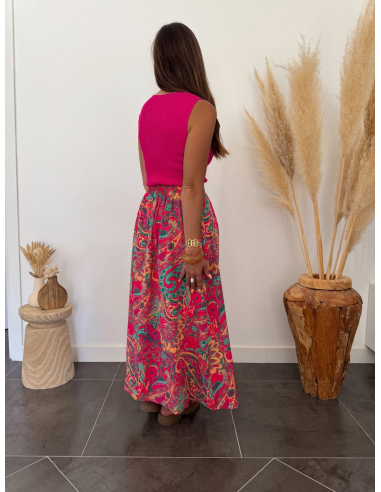 Charlène - jupe imprimé paisley