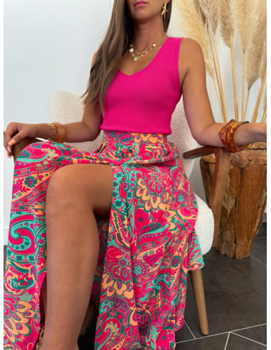 Charlène - jupe imprimé paisley