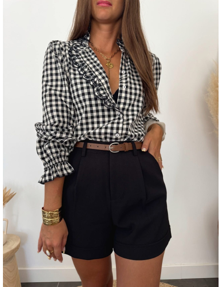 Jolène - chemise imprimé vichy