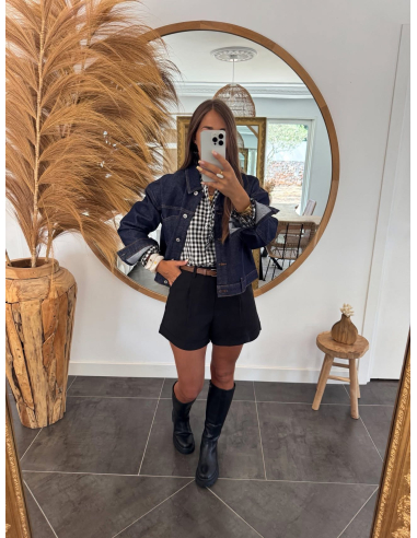 Clorice - short à pinces noir