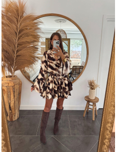 Myra - robe imprimé tie & dye