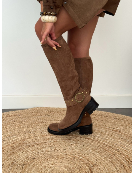 Emia - bottes taupe
