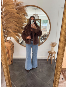 Gabbe - manteau fausse fourrure
