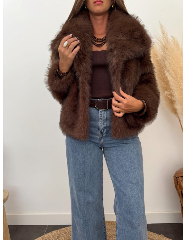 Gabbe - manteau fausse fourrure