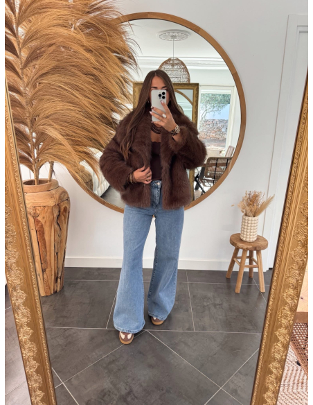 Gabbe - manteau fausse fourrure