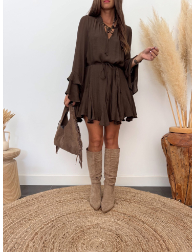 Aubane - robe choco