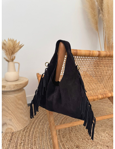 Lynnie - sac en cuir noir