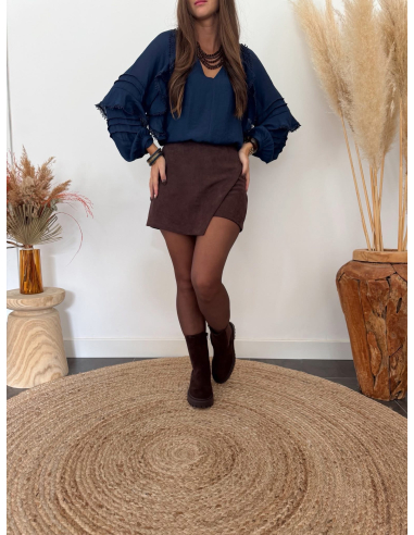 Clementia - blouse bleu marine