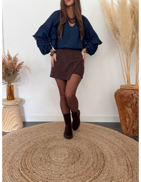 Clementia - blouse bleu marine
