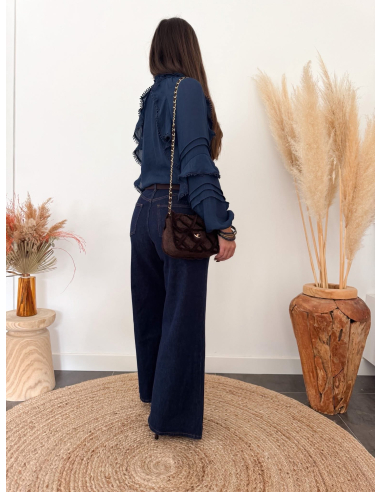 Clementia - blouse bleu marine