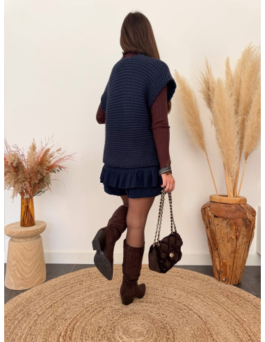 Victor - gilet sans manches bleu marine