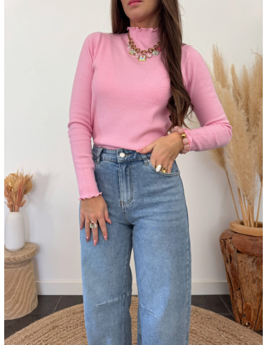 Braddy - pull fin rose