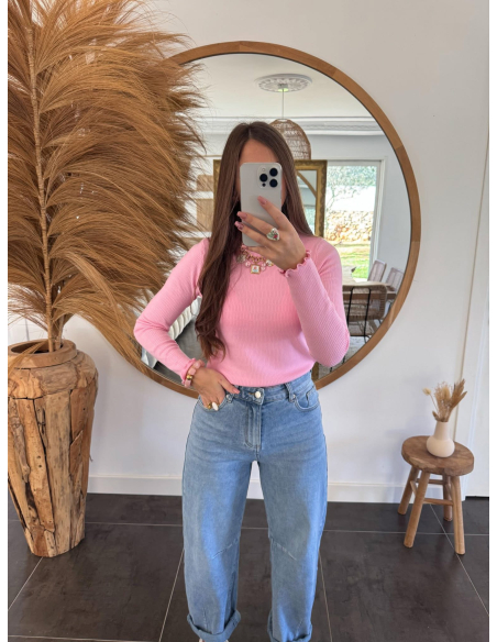 Braddy - pull fin rose