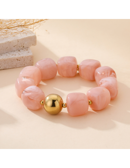 Diyan - bracelet rose