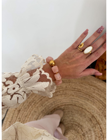 Diyan - bracelet rose