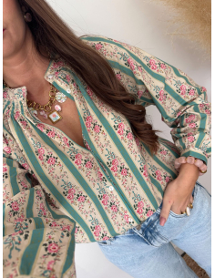 Chrissy - blouse fleurie