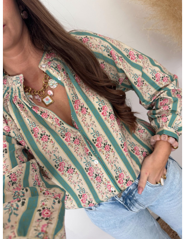 Chrissy - blouse fleurie