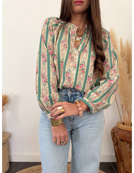 Chrissy - blouse fleurie