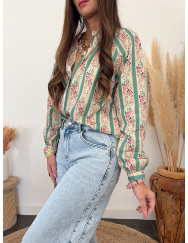 Chrissy - blouse fleurie