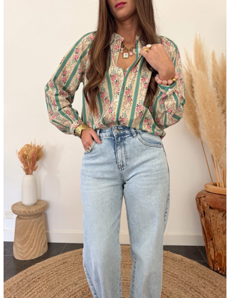 Chrissy - blouse fleurie