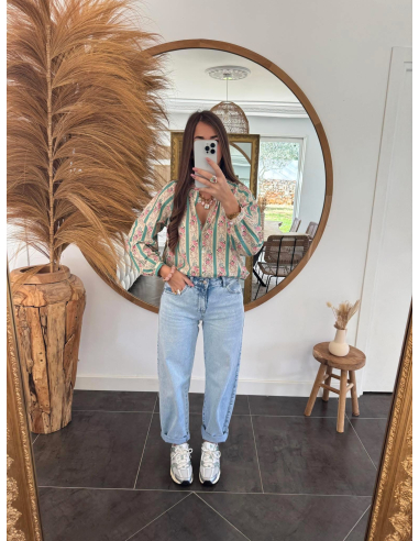 Chrissy - blouse fleurie