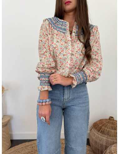 Almanie - blouse fleurie