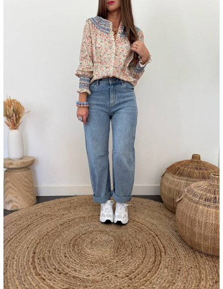 Almanie - blouse fleurie