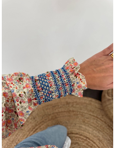 Almanie - blouse fleurie