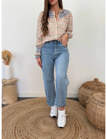 Almanie - blouse fleurie