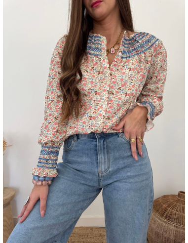 Almanie - blouse fleurie