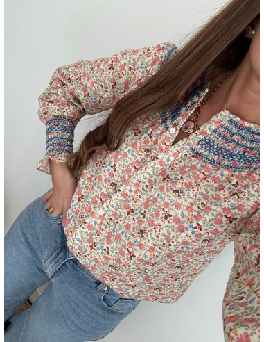 Almanie - blouse fleurie