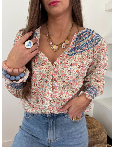 Almanie - blouse fleurie