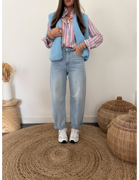 Alicante - gilet bleu sans manches