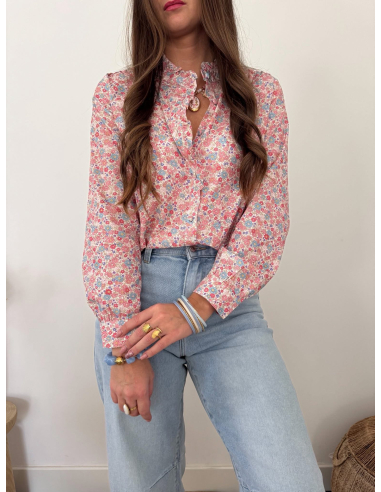 Elisiane - chemise liberty rose