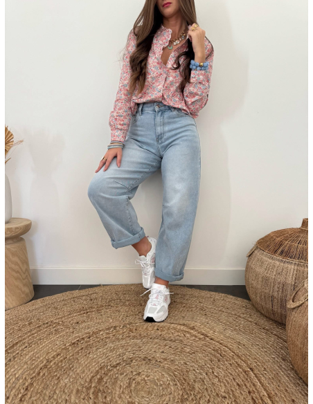 Elisiane - chemise liberty rose