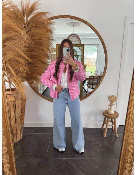 Ozalée - bombers matelassé rose