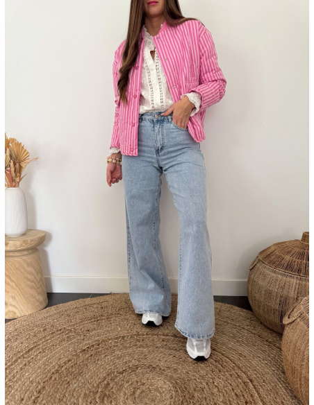 Ozalée - bombers matelassé rose